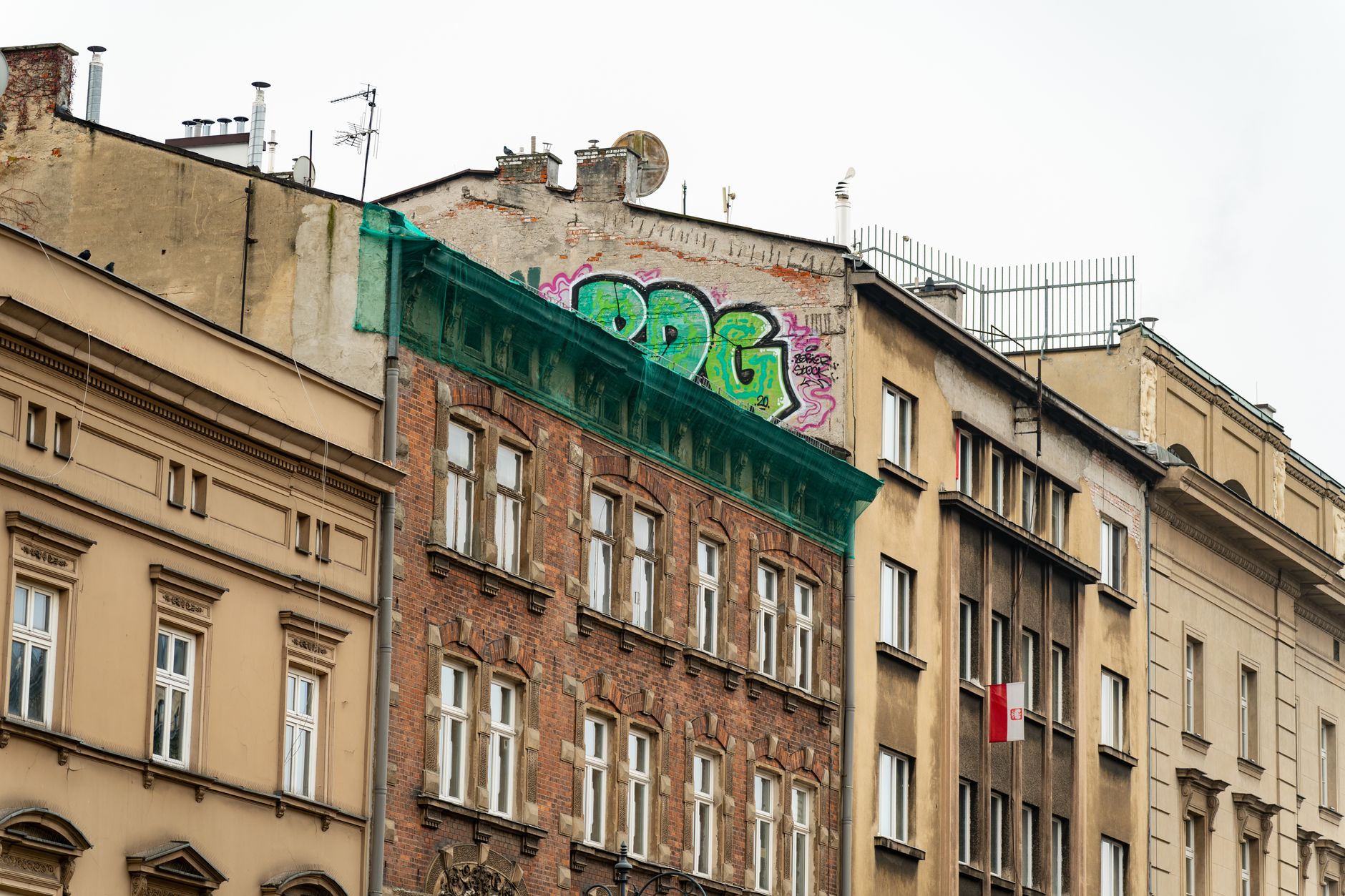 Okolica ulicy Sławkowskiej w Krakowie